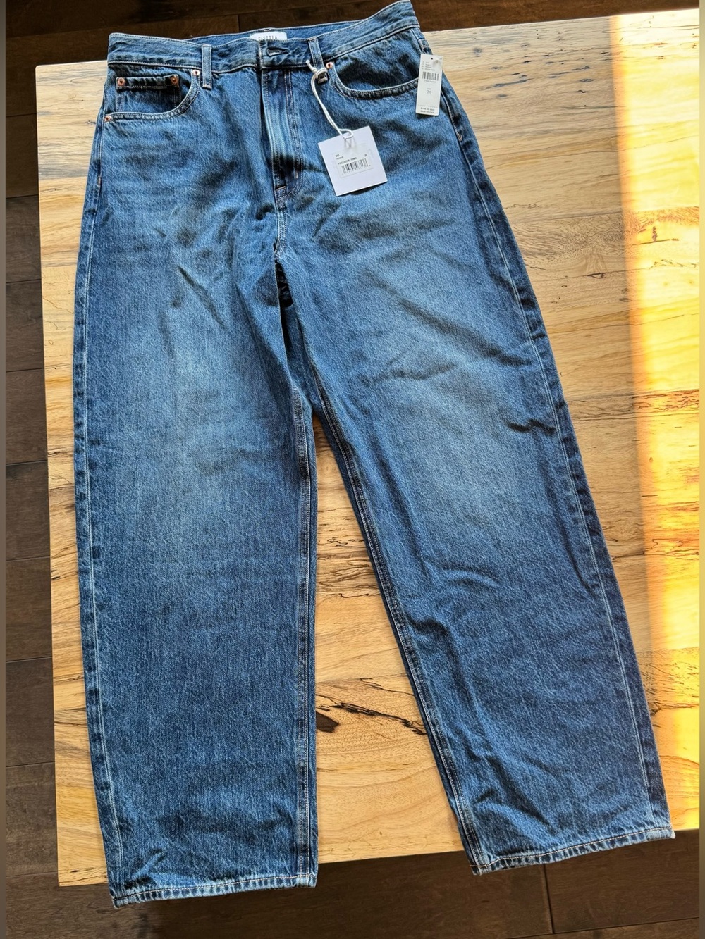 Pistola Wes High Rise Barrel Jeans NWT